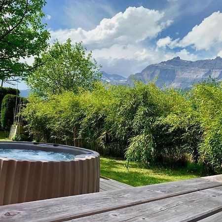 Appartement Avec Jacuzzi Dans Chalet Prive, Grande Terrasse, Parking Gratuit Ле-Уш Екстер'єр фото